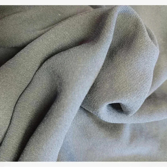 Aritzia Wilfred Drop Waist Faux Wrap Green Mini Dress Size Large - Picture 7 of 9